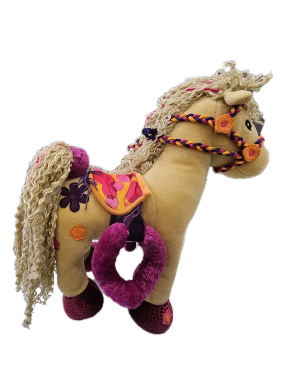 Groovy Girls Horse Calypso Callie Plush Stuffed Animal Posable Legs.